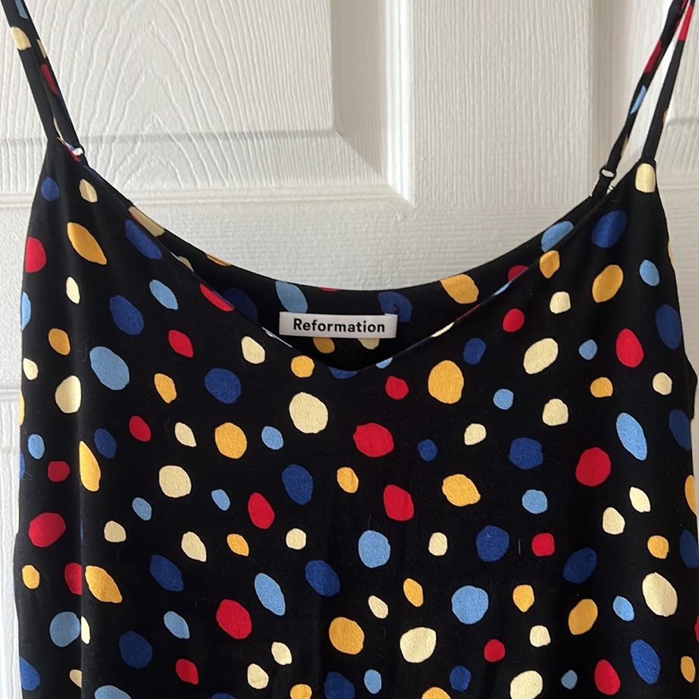 Reformation Seville Mini Dress in Print Fiesta - Picture 2 of 4